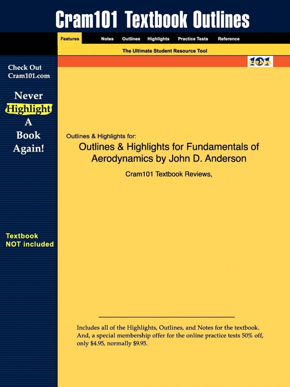 预售按需印刷 Outlines& Highlights for Fundamentals of Aerodynamics by John D. Anderson