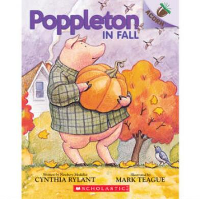 英文原版 Poppleton in Fall: An Acorn Book (Poppleton #4)小猪波普尔顿4