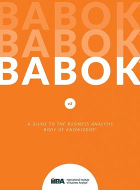 按需印刷 A Guide to the Business Analysis Body of Knowledge BABOK商业分析指南