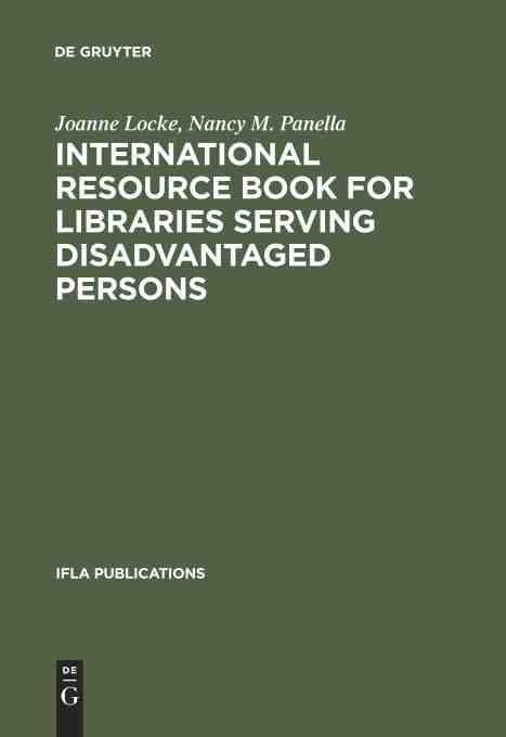 预售按需印刷 International Resource Book for Libraries Serving Disadvantaged Persons