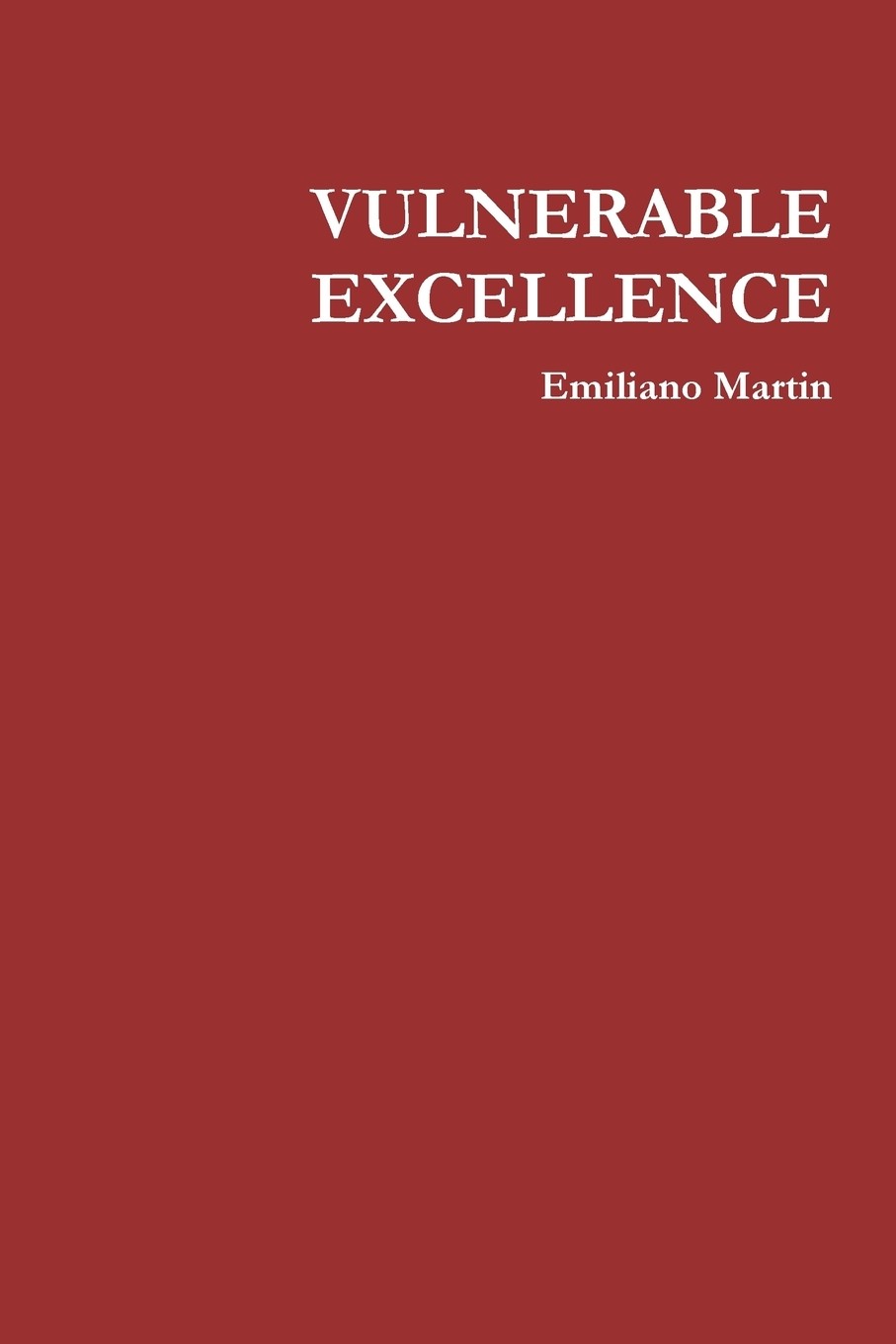 【预售 按需印刷】vulnerable excellence