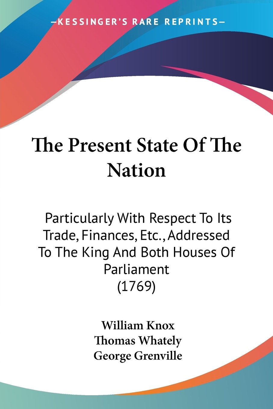【预售 按需印刷】the present state of the nation