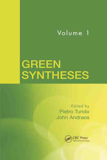 预售按需印刷 Green Syntheses Volume 1