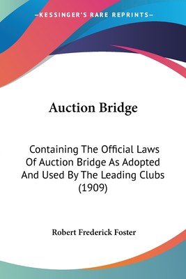 【预售 按需印刷】Auction Bridge