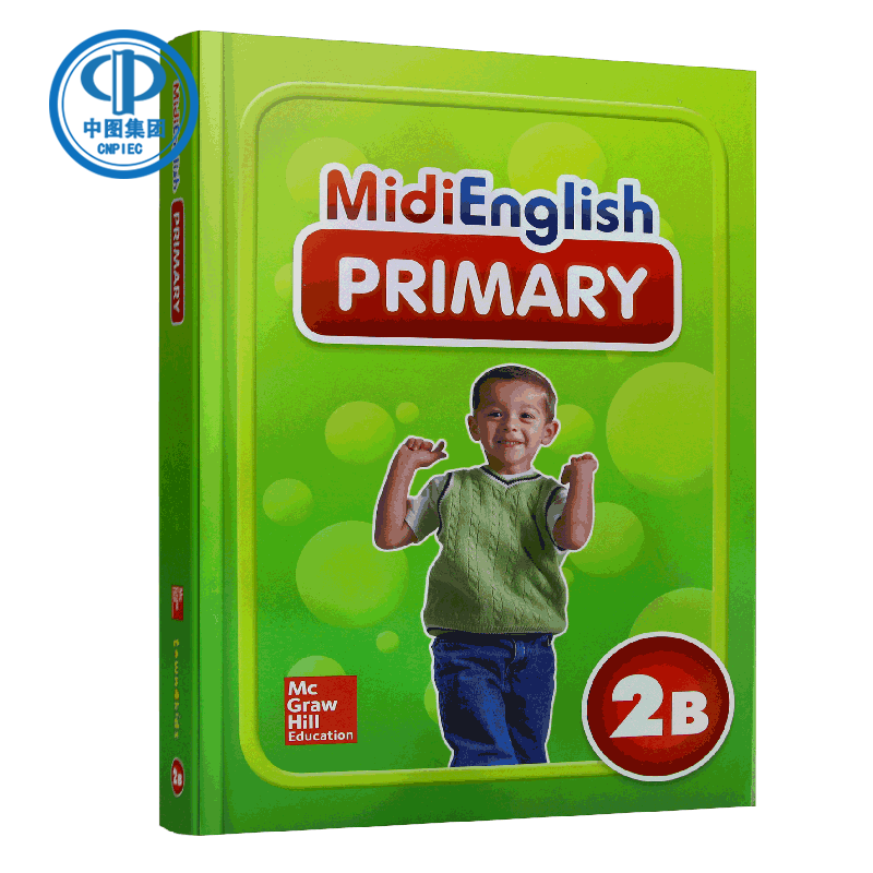 原版进口全英文 Midi English Primary Student Pack 2B 米迪英语 小学版2B 二年级下 少儿进口英语教材 带光盘