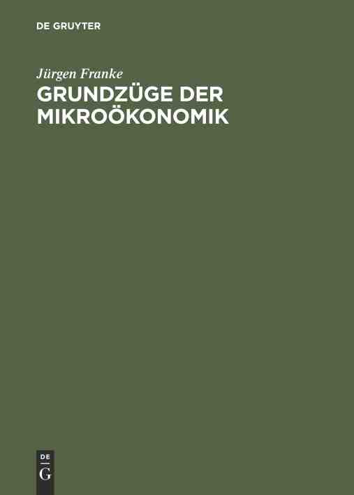 预售按需印刷 Grundzüge der Mikro?konomik