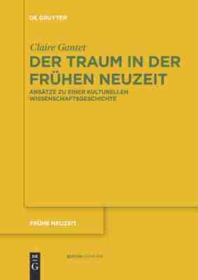 预售 按需印刷 Der Traum in der Frühen Neuzeit