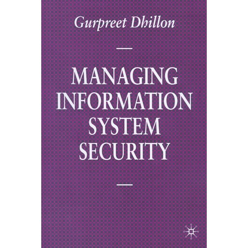 预售 Managing Information System Security英文原版 Bloomsbury - 实物图