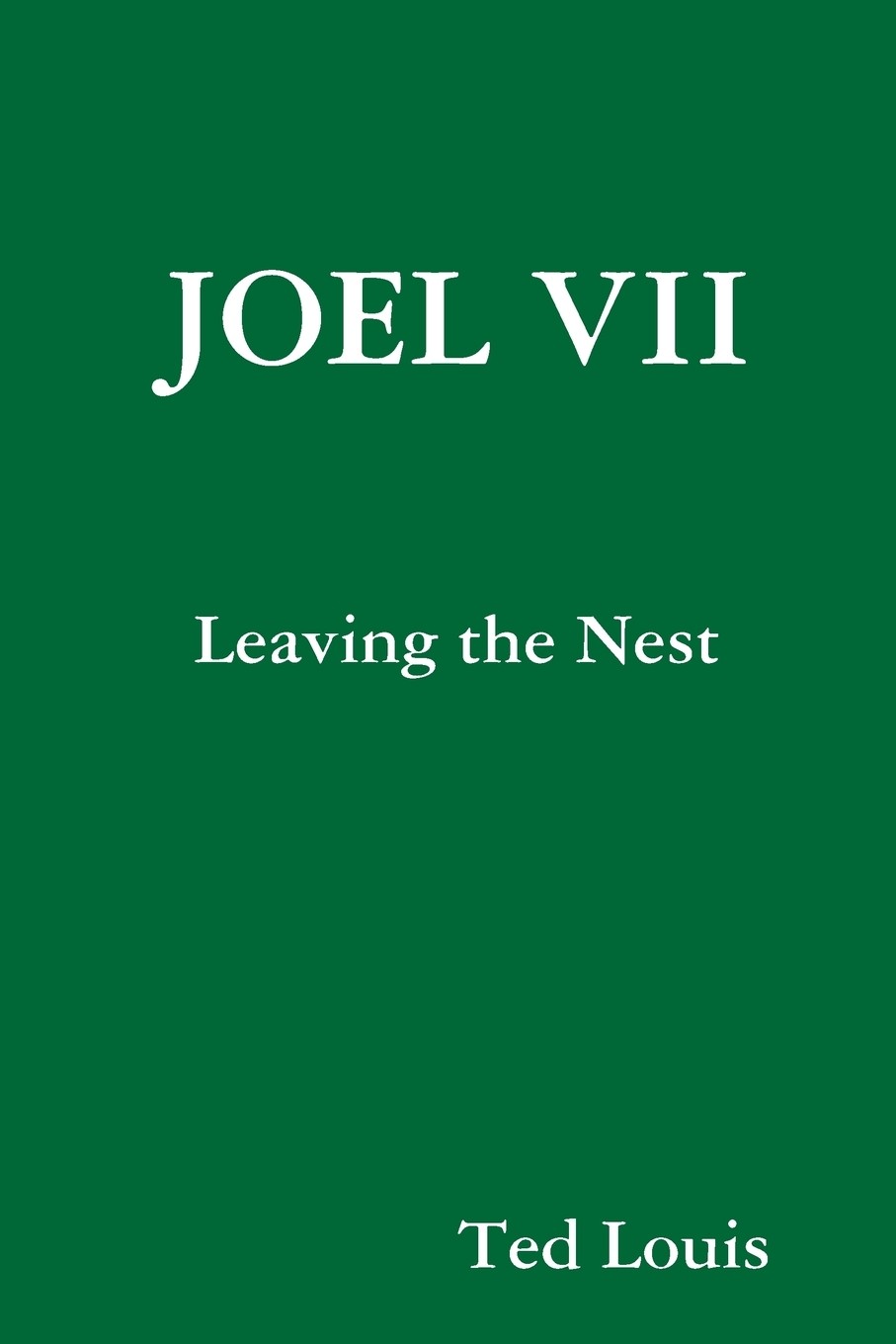 【预售 按需印刷】joel vii - leaving the nest
