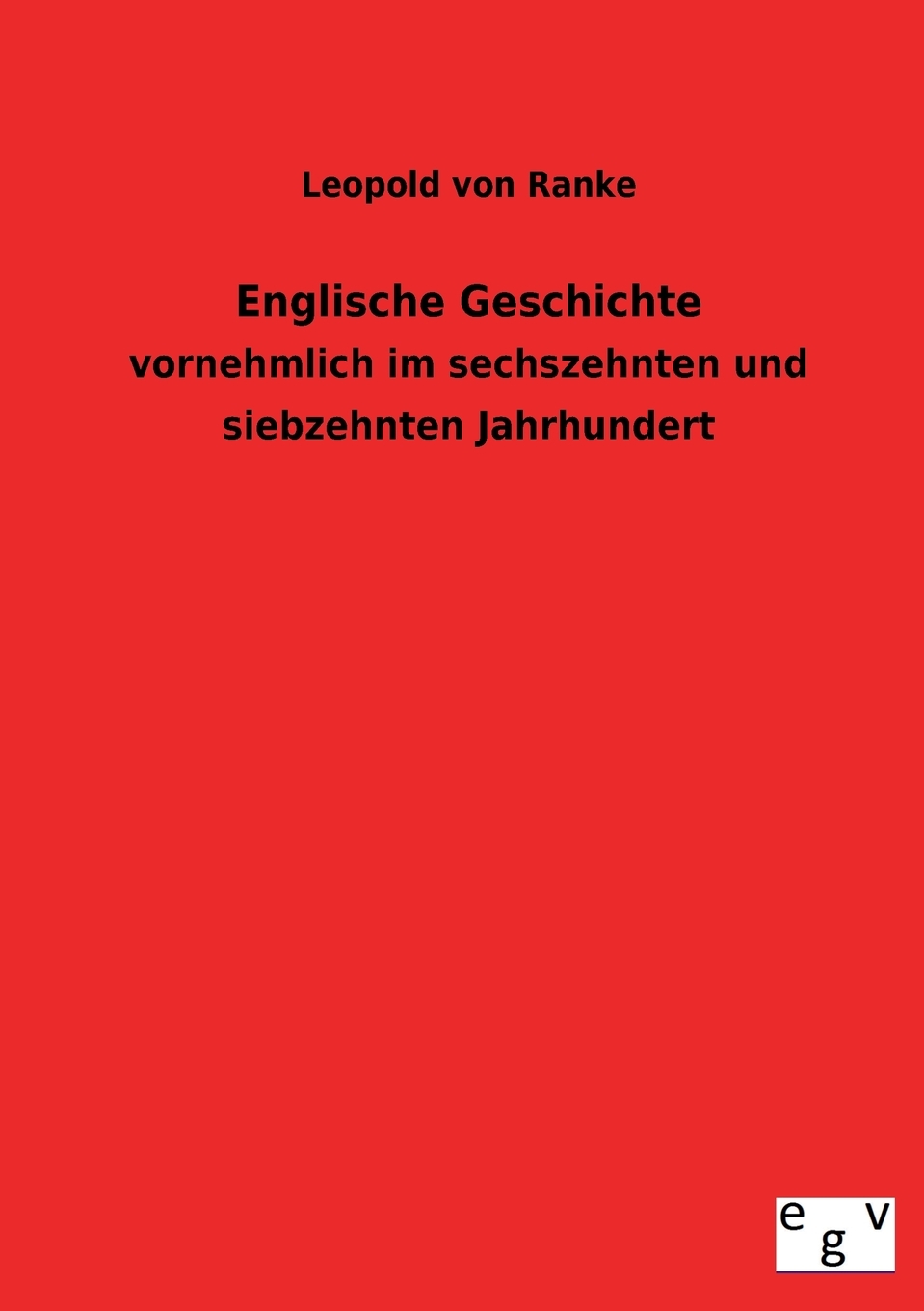 预售按需印刷 Englische Geschichte德语ger