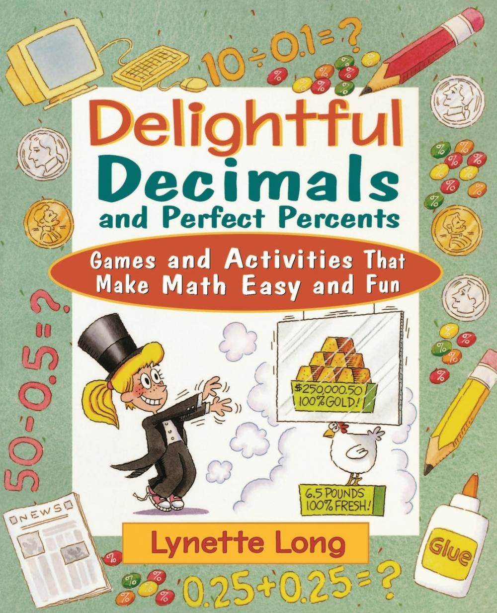 【预售 按需印刷】delightful decimals and perfect percents