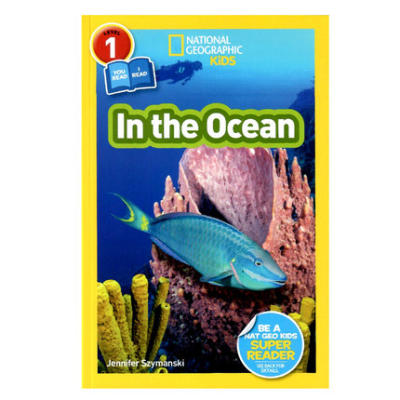 进口英文原版绘本 National Geographic Kids Level 1 Co-reader: In the Ocean 海洋国家地理分级阅读读物一阶段全彩儿童英语启蒙