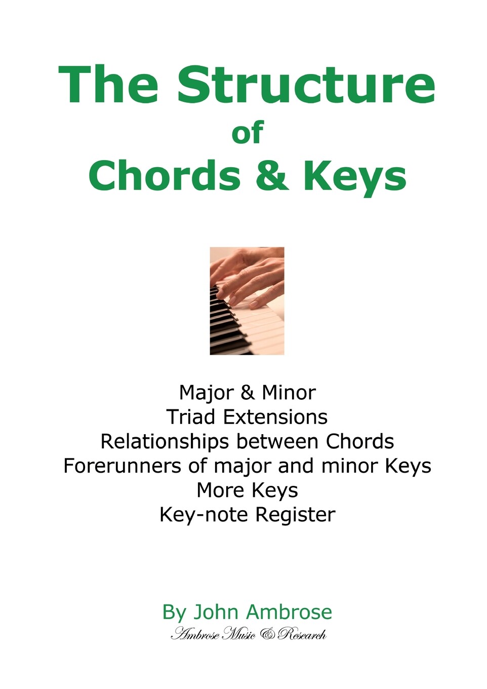 【预售 按需印刷】the structure of chords & keys