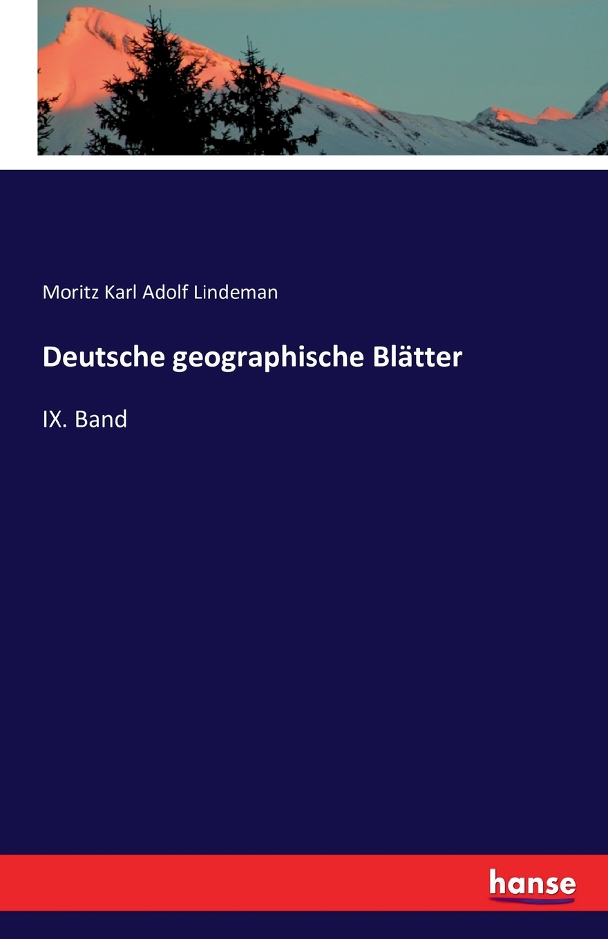 预售按需印刷Deutsche geographische Bl?tter德语ger