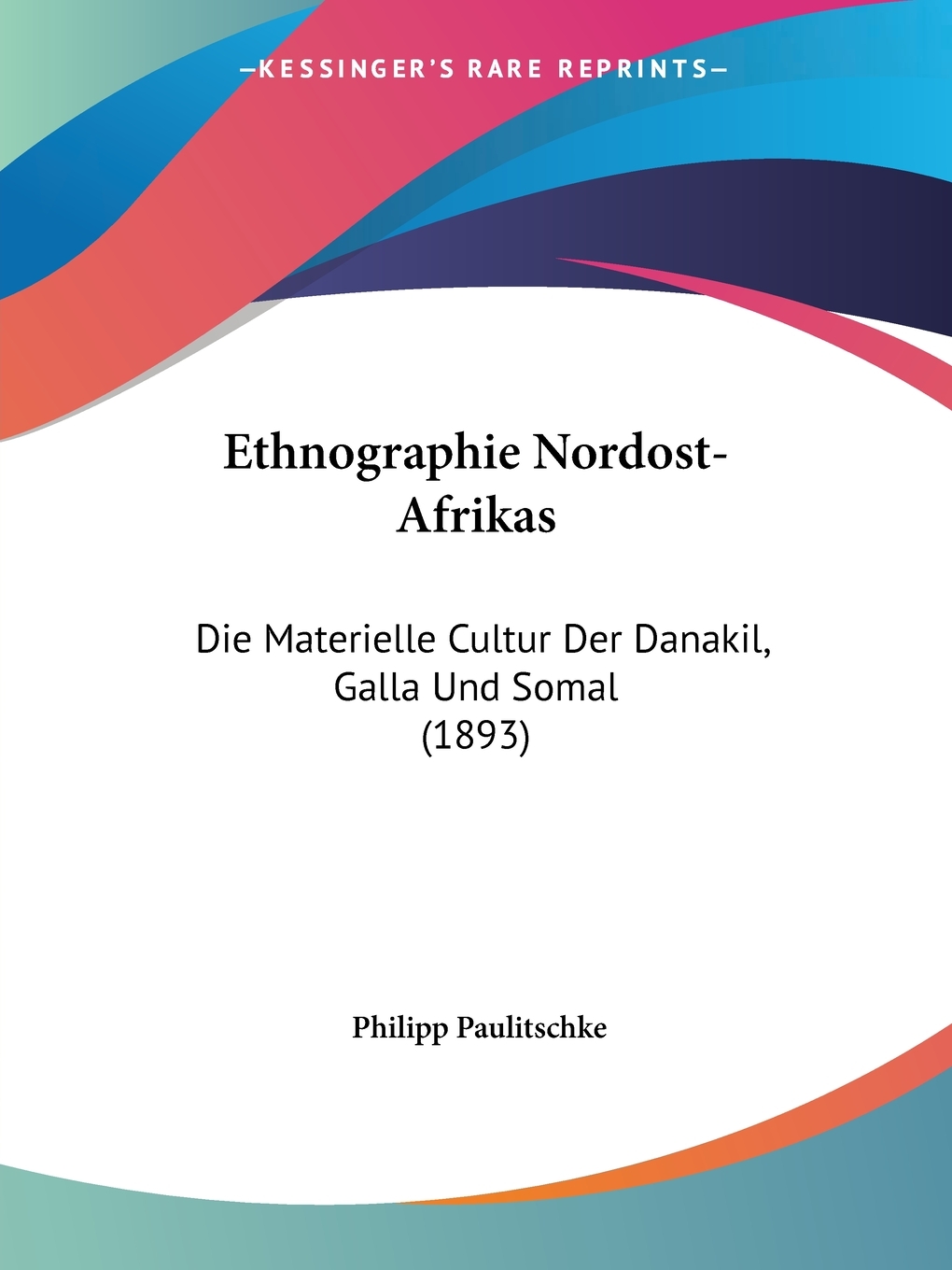 预售按需印刷 Ethnographie Nordost-Afrikas德语ger