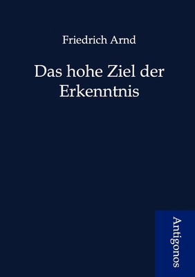 预售 按需印刷Das hohe Ziel der Erkenntnis德语ger