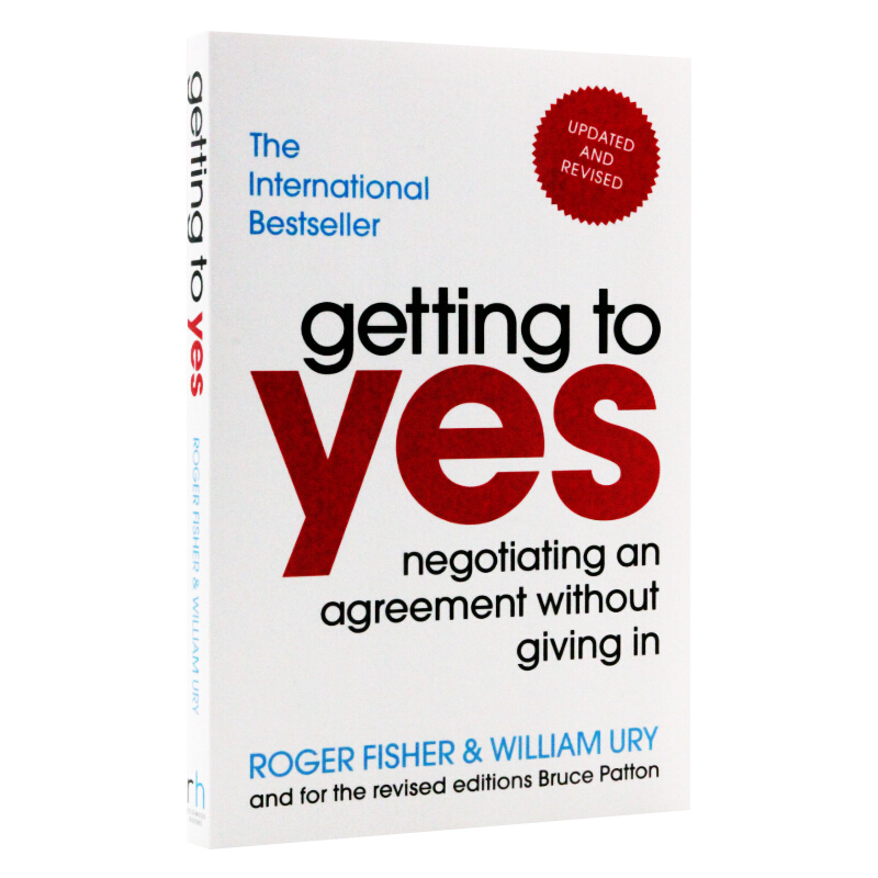 获得肯定 英文原版 Getting to yes by Roger Fisher 罗杰