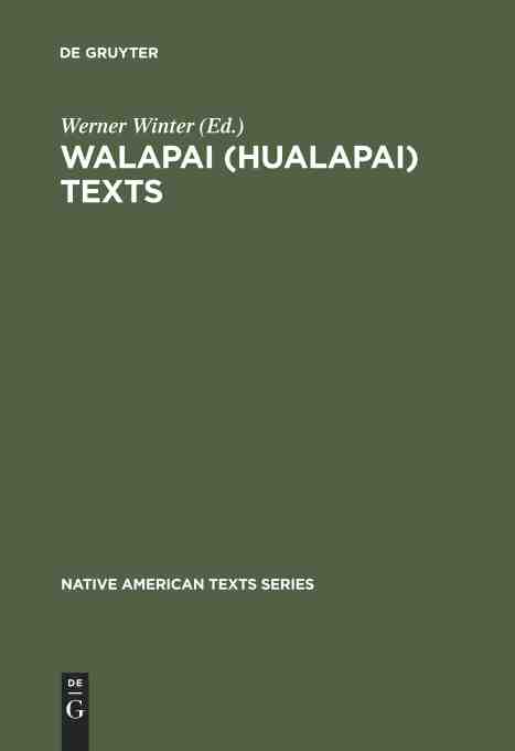 预售按需印刷 Walapai(Hualapai) Texts