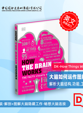 DK科普 大脑运作百科 英文原版 DK-How the Brain Works DK百科精装书 简明解释技术原理 中图