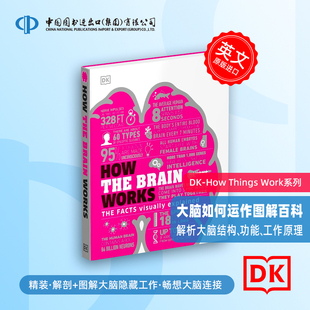 书 中图 Brain Works the 英文原版 How 简明解释技术原理 DK科普 DK百科精装 大脑运作百科