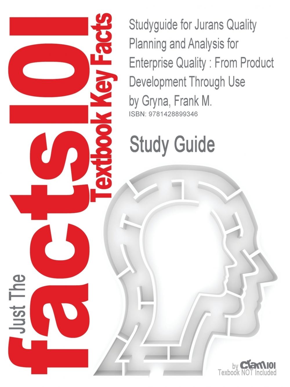 预售按需印刷 Studyguide for Jurans Quality Planning and Analysis for Enterprise Quality