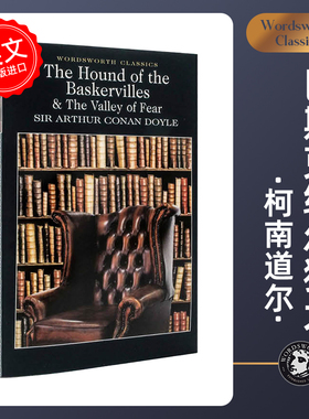 The Hound of the Baskervilles 巴斯克维尔猎犬 柯南道尔 英语小说读物 环保纸口袋书【Wordsworth Classics系列】中图原版进口