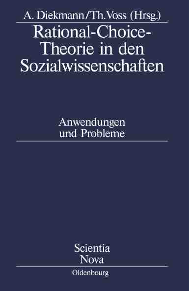 预售按需印刷 Rational Choice Theorie in den Sozialwissenschaften