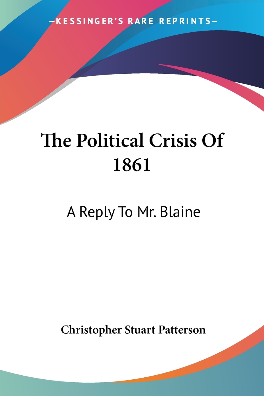 预售 按需印刷 the political crisis of 1861
