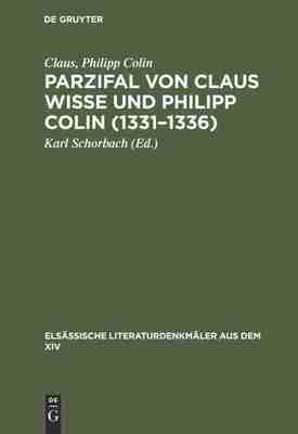 预售 按需印刷 Parzifal von Claus Wisse und Philipp Colin (1331–1336)