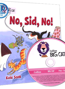 Big Cat Phonics In the Net!/No,sid,NO! 幼儿英语阅读进阶 英语早教启蒙8册