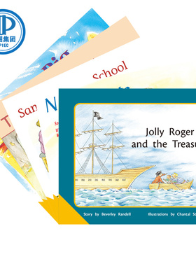 进口原版英文PM彩虹阅读系列PM READERS-YELLOW,SET 7A FICTION READERS X 5黄色级别Level7A全套5册8-10岁儿童英语分级阅读故事书