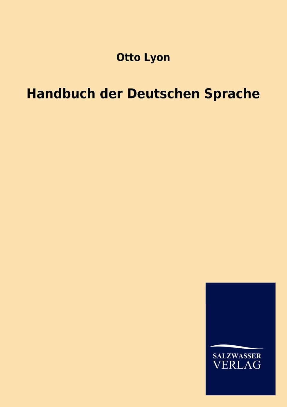 预售 按需印刷Handbuch der Deutschen Sprache德语ger 书籍/杂志/报纸 原版其它 原图主图