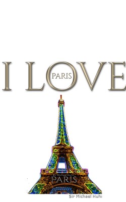 【预售 按需印刷】I Love Paris  eiffel tower creative blank journalsir Michael Huhn  designer edition