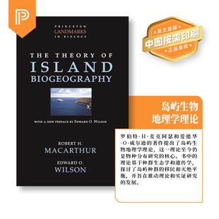 普林斯顿预售 The Theory of Island Biogeography 岛屿生物地理学理论 [9780691088365]