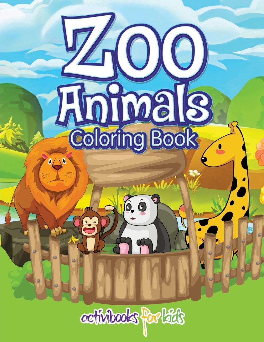 【预售按需印刷】Zoo Animals Coloring Book