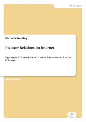 预售 按需印刷Investor Relations im Internet德语ger