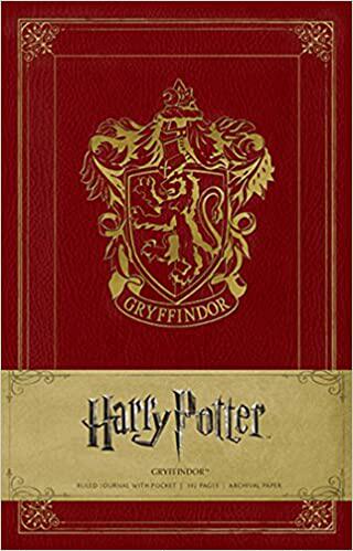 哈利波特格兰芬多记事本 英文原版 Harry Potter Gryffindor Hardcover Ruled Journal中图
