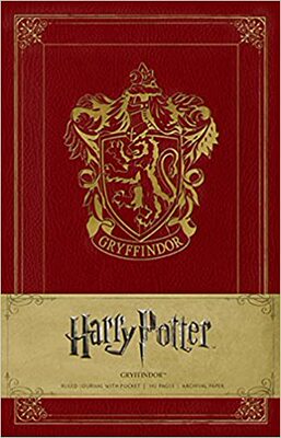 哈利波特格兰芬多记事本 英文原版 Harry Potter Gryffindor Hardcover Ruled Journal中图