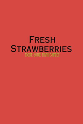 预售 按需印刷 Fresh Strawberries