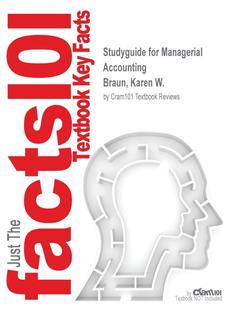ISBN for Braun Karen Managerial Studyguide Accounting 9780132963152 预售按需印刷