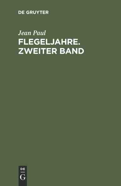 预售按需印刷 Flegeljahre. Zweiter Band