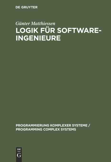 预售按需印刷 Logik für Software Ingenieure