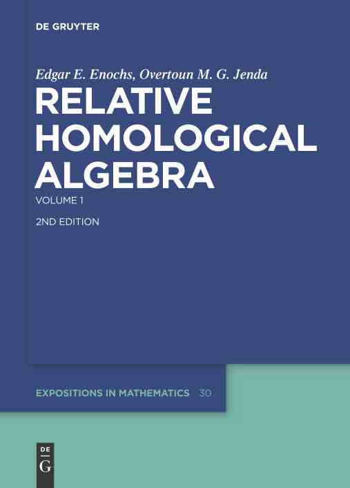 预售按需印刷 Relative Homological Algebra