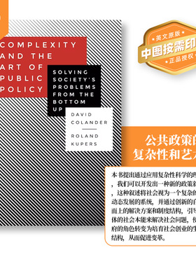 普林斯顿预售 公共政策的复杂性和艺术 Complexity and the Art of Public Policy 英文原版   [9780691169132]