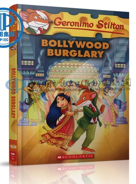 老鼠记者65 Geronimo Stilton 65 Bollywood Burglary 英文原版 杰罗尼摩斯蒂顿 GeronimoStilton Scholastic