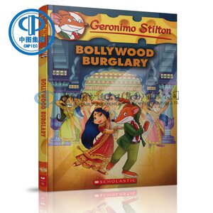 老鼠记者65 Geronimo Stilton 65 Bollywood Burglary英文原版杰罗尼摩斯蒂顿 GeronimoStilton Scholastic