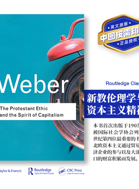 预售   新教徒伦理学与资本主义精神 The Protestant Ethic and the Spirit of Capitalism 「 Routledge Classics 」