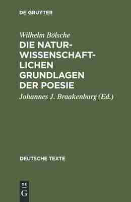 预售 按需印刷 Die naturwissenschaftlichen Grundlagen der Poesie