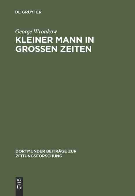 预售按需印刷 Kleiner Mann in gro?en Zeiten