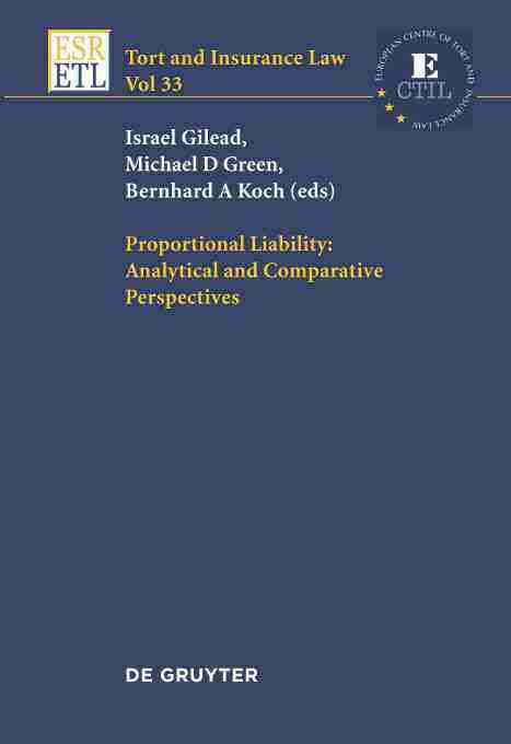 预售 按需印刷 proportional liability: analytical and comparative